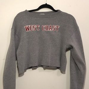 Cropped sweatshirt brandy Melville